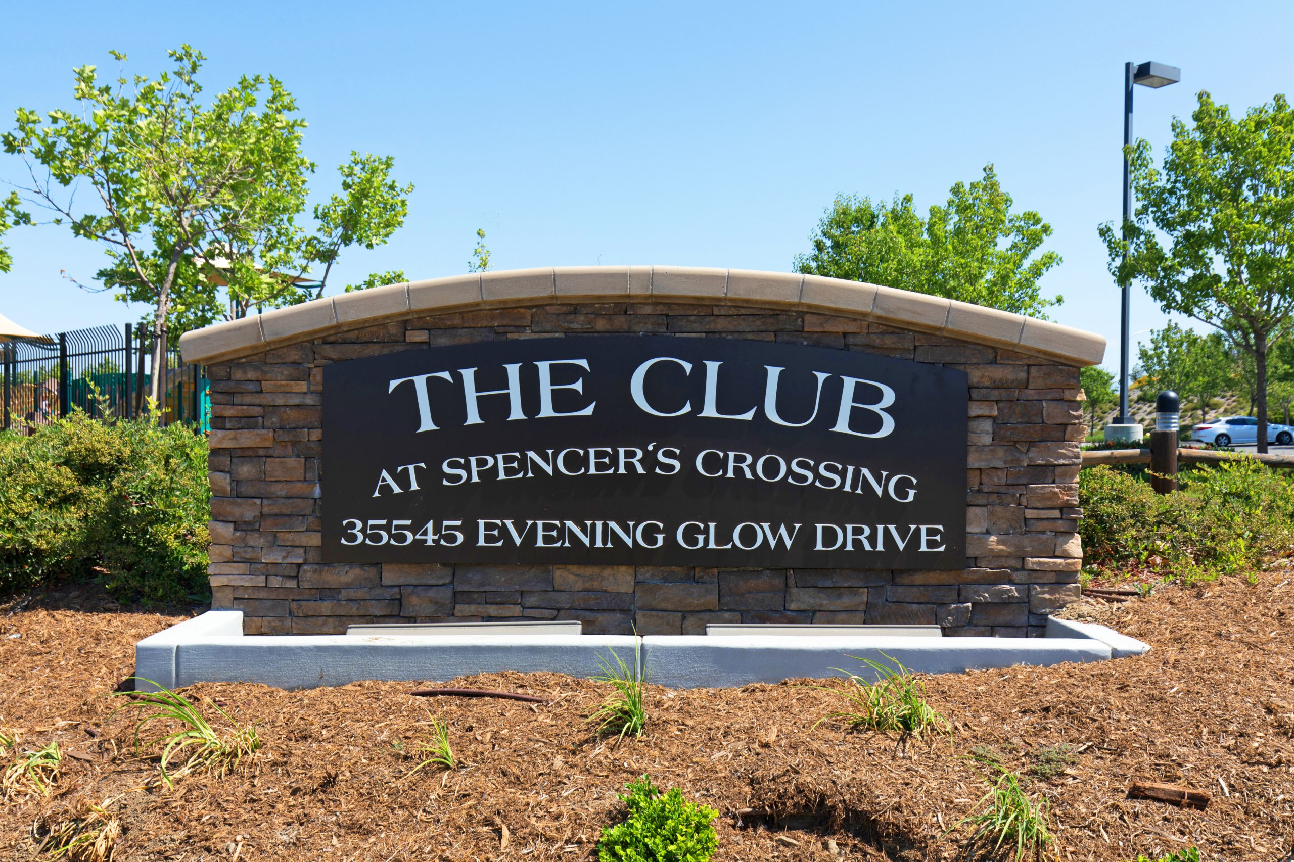 Sign for The Club at Spencer's Crossing